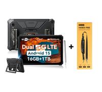 Tabletas Rugged Blackview Active 12 Pro Android 15 11 pulgadas 12GB 256GB/16GB 1TB Tablet PC 30000mAh 90hz 16+1TB with a strap negro
