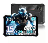 Tabletas Rugged Blackview Active 5 5G Android 15 Pantalla de 8,68 pulgadas 8+16 GB RAM 128GB ROM Tablet PC 6600mAh 6+128 with keyboard gris