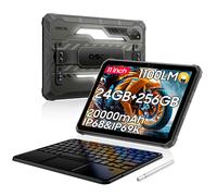 Tabletas Rugged OSCAL SPIDER 10 5G Android 15 Pantalla de 11 pulgadas 8+8 GB RAM 256GB ROM Tablet PC 20000mAh 268.2*179.6*17mm with keyboard negro