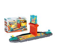 Tabletop Basketball Game, Desktop Basketball Shot Play Set, Mini Sports Toy with Hoop & Launcher, 23.62x7.28x10.83 inches Fun Stress Relief, Ideal for Home, Workstation, or Travel