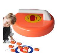Tabletop Curling Game, Portable Shuffleboard Desktop Game, Indoor Floor Party Leisure Sports Toy for Kids Adults Offices Classrooms Dorms Backyard Family Gathering Bar College Yard Fun Activity