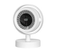 Tabletop Fan - Oscillating Desk Blower - Quiet Airflow Device - Rechargeabl