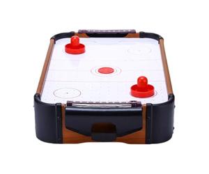 Tabletop Football Game - 19.49 Inch Air Hockey Table | Wood Air Hockey Table - Compact Two Player Kids Game for Boys Girls Family Fun Parties Birthdays Christmas New Year Gift