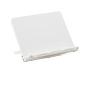 Tabletop Reading Stand Desktop Support Bookshelf Book Holder Multi Functional For Sitting Posture para lectura(White)