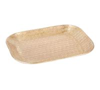 Tablett Serviertablett Kerzentablett Dekotablett De Aluminio Dorado Oriental