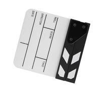 Tablilla de Directores para Cine, Tablilla de Directores de Cine, Mini Acrílico Director Escena Claqueta TV Película Acción Tablero Corte de Película Prop con Bolígrafo