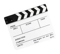 Tablilla profesional para directores de cine, borrado en seco, corte de película, escena de acción, aplauso de vídeo, acrílico, pizarras de películas