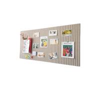Tablón de anuncios con percepción de línea vertical flexible, capacidad para 6 fotos, herramientas de denegación, instalación, cubierta para hogar, Panel de percepción pegajoso de identidad