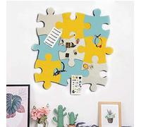 Tablón de anuncios de fieltro de corcho, juego de rompecabezas de pared con forma de pin de Eva Board autoadhesivo para guardar fotos, notas de dibujo, coloridas espuma, decoración de pared