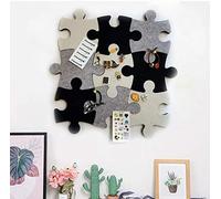 Tablón de anuncios de fieltro de corcho, juego de rompecabezas de pared con forma de pin de Eva Board autoadhesivo para guardar fotos, notas de dibujo, coloridas espuma, decoración de pared