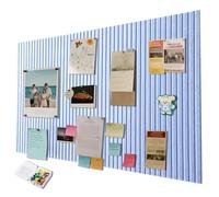 Tablón de anuncios grande autoadhesivo de 40 x 60 cm, tablero de corcho autoadhesivo, decorativo de fieltro, pizarra de fotos plegable, pizarra de visión para oficina, hogar y habitación infantil