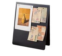 Tablón de anuncios magnéticos, aplicaciones amplias, 30.5x25.5 cm, tabla de memorando de borrado seco con soporte, pantalla de poesía de borrado seco, conjunto sin esfuerzo, para gabinete, dormitorio,