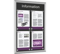 Tablón de anuncios para 4 x DIN A4