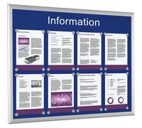 Tablón de anuncios para 8 x DIN A4