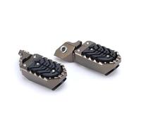 tablones del suelo estribos Para BMW R 1200 GS ADV 1250 Para Adventure R1200GS Apoyapiés Delanteros Motocicleta Ajustables(Brown)
