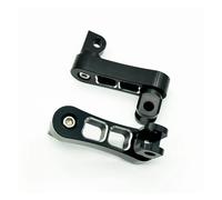 tablones del suelo estribos Para Motocicleta Harley Estriberas Ajustables Para Pasajeros Abrazadera Pies Soporte Extensiones(Black Chrome)