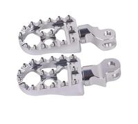 tablones del suelo estribos Para Triumph Para Bonneville T100 T900 Para Trunxon 1200 Para Scrambler 900 Reposapiés Delanteros Motocicleta Estriberas Pedales(Silver)