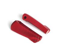 tablones del suelo estribos Para VESPA GTS300 GTS250 GTV125 GT60 Reposapiés Traseros Motocicleta Clavijas Pedal GTV GT GTS 125 200 250 300 150 60(Red - B)