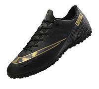 Tabrebull Botas de fútbol para hombre y mujer, botas de fútbol para niños y niñas, para interiores y exteriores, atlético, césped artificial, equipo, tacos, deporte de carrera, zapatos antideslizantes
