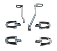 TabRZtkPG Peguas de palanca de freno de palanca de pies Compatibles con patrimonio softado Classic 114 FLHCS MOTOCYCLE TRONDE CUARDA 2018-2024 Modelo(Gris)