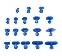 Tabs De Reparación De Golpes De Coche - Tabs De Herramientas De Junta De Carrocería Automotriz 18pcs, Kit De Corrección De Daño Basado En Pegamento | Deposición De Joroba Sin Pintura Para Coches De