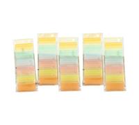 Tabs for Books - Push Pull Index Markers for Easy Page Labeling | Flexible Adhesive Note Tabs with Writable Surfaces, Color Coding Bookmarks for Notebook Journal Textbook Office School Study