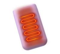 TABSIRAH Calentadores de manos eléctricos recargables, 6000 mAh, 3 niveles de temperatura ajustable, calentador de manos pequeño de invierno, dispositivo de calentamiento, para trabajar, estudiar
