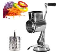 TABSIRAH Rallador para verduras, cortador ergonómico de queso, cortador de verduras, base de succión fuerte, máquina de cortar ensalada, patatas, verduras, frutas, etc
