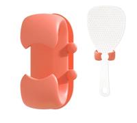 TABSIRAH Soporte de pared para cuchara de arroz, soporte adhesivo para espátula de cocina, bonito soporte para espátula, para utensilios de cocina, estufa, balcón, cafetería, baño, restaurante