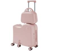 TABU Equipaje para montar con bolso de mano, Rosado, M, estilo1