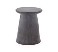 TABURETE 35X35X45 CERAMICA AZUL OSCURO ENVEJECIDO