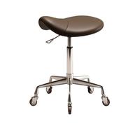 Taburete ajustable con ruedas, silla giratoria de piel sintética para peluquería, clínica y oficina en casa, soporta hasta 440 libras