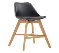 Taburete alto cannes en cuero sintético 56x48x112 cm