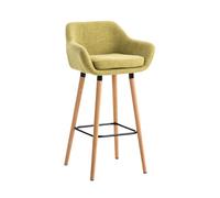 Taburete alto grant tapizado en tela 46x55x99 cm