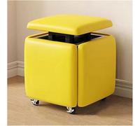 Taburete anidado multifuncional con ruedas, otomano apilable para sofá, reposapiés y soluciones creativas de asientos