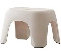 Taburete antideslizante para sentadillas de baño, estilo japonés, multifuncional, reposapiés de plástico, color beige, cómodo asiento de ducha, diseño ecológico, 315 x 253 x 1 mm, 3 colores