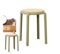 Taburete apilable - Asiento sin Respaldo, solución de Almacenamiento Vertical, Capacidad de distribución de Peso, Accesorios de Interior, Taburete para Oficina, cafetería, balcón, Dormitorio