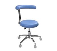 Taburete auxiliar dental para dentista, silla de dibujo de piel sintética, taburete de altura ajustable para oficina, clínica, salón, dentista, tienda, laboratorio, A