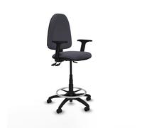 Taburete aýna as bali gris oscuro brazos 2d base poliamida ruedas aut