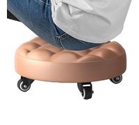 Taburete Bajo Enrollamiento: Silla De Piso Portátil, Asiento De Rodillo Taburete Bajo | Paburas De Tierra Giratorias, Asiento De Piso Ajustable, Asiento Bajo Móvil Para Taller Automotriz En Casa, Tabu