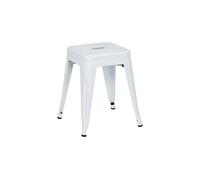 Taburete bajo industrial apilable de acero 7house