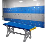 Taburete cambiador de plástico ABS impermeable para gimnasio, baño, vestuario y piscina pública, diseño antideslizante para ropa y cuidado personal