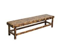 Taburete cambiador largo de madera maciza para baño, gimnasio, vestuario, restaurante, centro comercial, banco versátil para sofá (tamaño: 110 x 35 x 40 cm)
