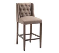 Taburete cassandra tapizado en tela 51x56x111 cm