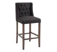 Taburete cassandra tapizado en tela 51x56x111 cm