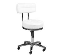 Taburete cosmético AM-877 blanco