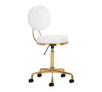 TABURETE COSMÉTICO H5 ORO BLANCO