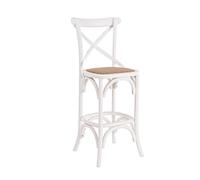 Taburete Cross Bar Blanco