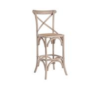 Taburete Cross Bar Gris Natural