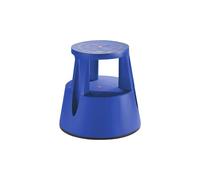 Taburete de 2 peldaños azul Twinco